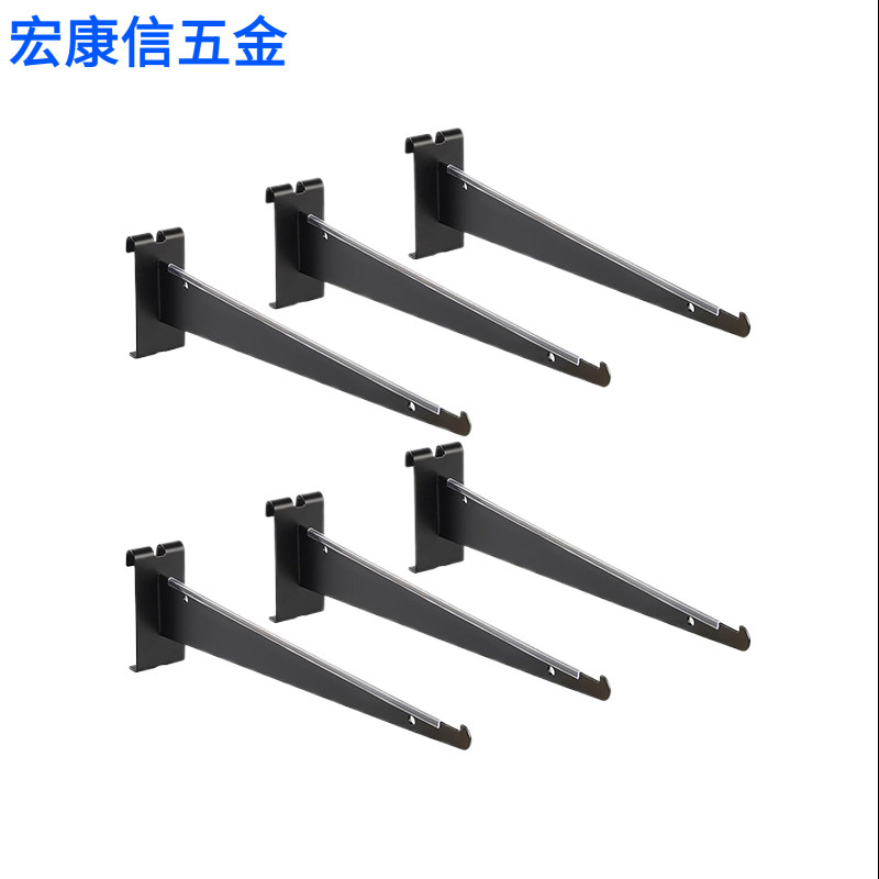 Card Mesh Iron Shelf Shelf Bracket Store Shelf Bracket Shelf Black Mesh Metal Display Accessories Hook