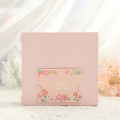 母親節新款我愛媽媽雕刻盒子紙雕立體賀卡感恩祝福留言小卡片批發