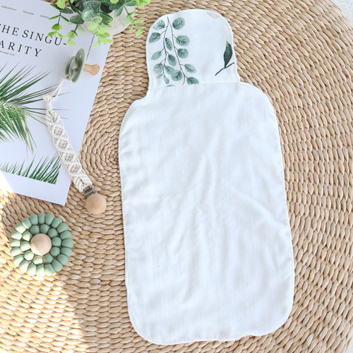Spring and summer new baby sweat absorbent towel large size children's sweat towel bamboo cotton gauze sweat towel baby pad sling