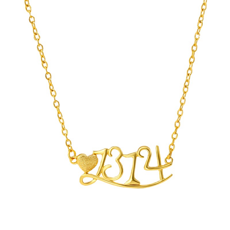 Xuping joyería Han Rebel te ama 1314 colgante aleación de otoño y invierno temperamento nicho diseño regalo de día de San Valentín