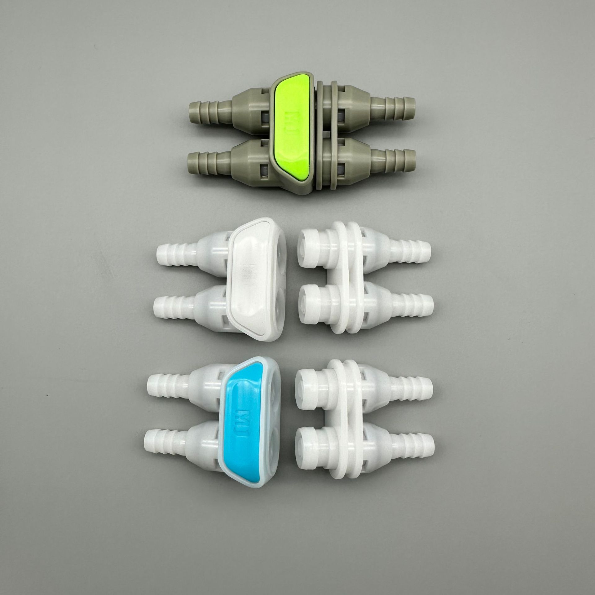 塑料双头CPC快速断开接头多彩双接头水气截止阀水嘴排水阀 新款