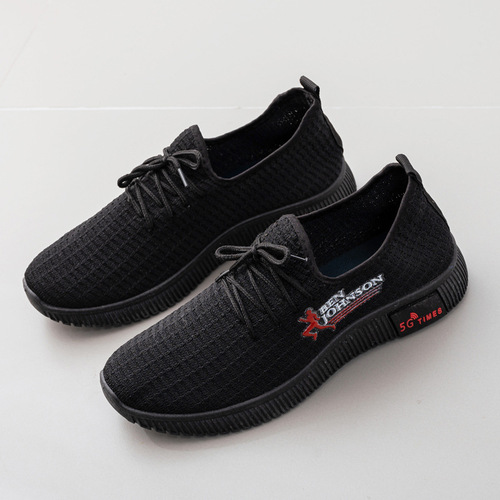 Cross-border men's shoes autumn new old Beijing cloth shoes dad men's casual sports middle-aged and elderly walking shoes single shoes wholesale