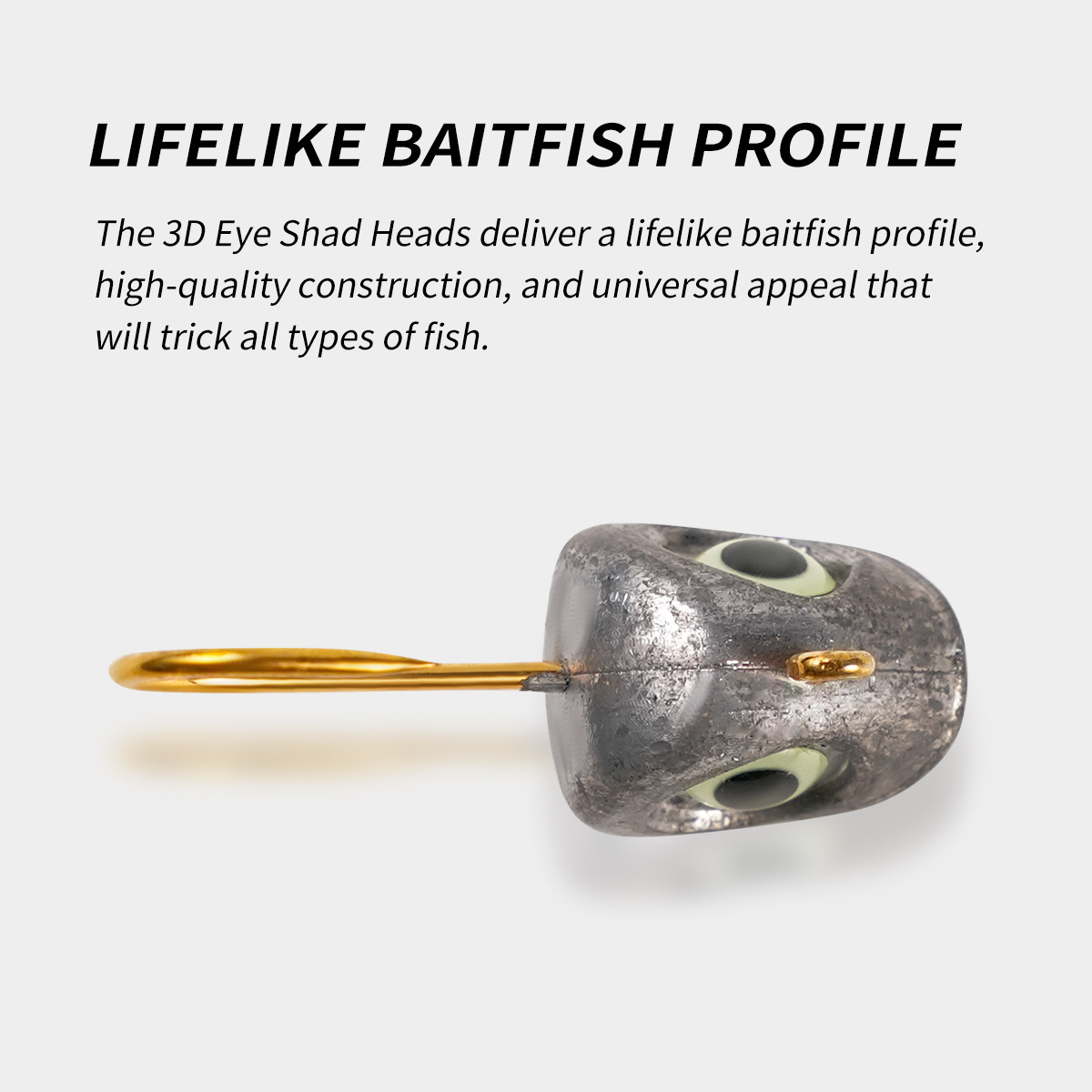 Micro -led head hook luminous 3D fish -eye root fishing hook…