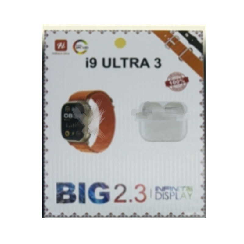 Original Factory Upgrade I9Ultar3I8Ultra3S Two-In-One Smart Watch 5Th Generation Bluetooth Headset Dual Strap Digital