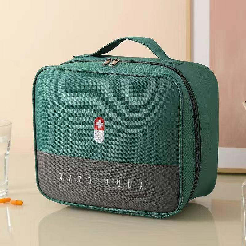 Medizinische Notfalltasche zur Seuchenverhütung, tragbar, für Zuhause und Internat, Aufbewahrungsbox für Medikamente, großvolumige medizinische Notfalltasche, Insulinbox