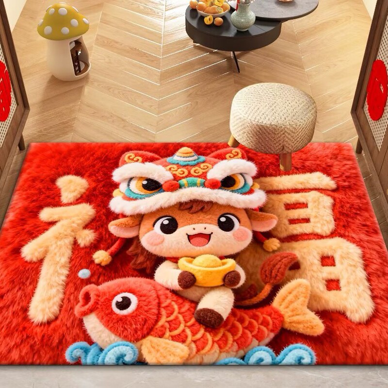 2026 New Year Horse Year Red Festive Door Mat Non-Slip, Wear-Resistant, Dirt-Resistant Entryway Kitchen Diatomaceous Earth Bathroom Mat 2026 New Year Horse Year Red Festive Door Mat Non-Slip, Wear-Resistant, Dirt-Resistant Entryway Kitchen Diatomaceous Earth Bathroom Mat