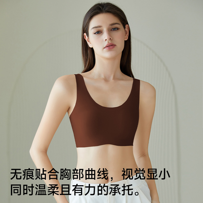 ropa interior de papel para mujeres senos grandes, senos colaterales pequeños, anti-prolapso, brazo de pecho invisible, chaleco de bra deportivo, piel invisible