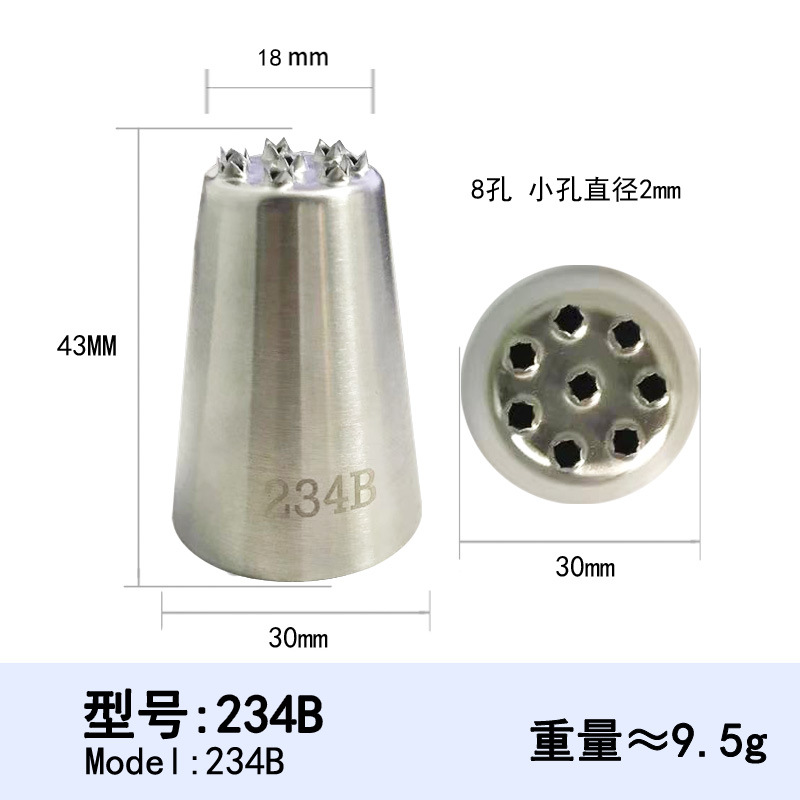 Gran flor boquilla 30mm pastel hornear herramienta 304 Acero inoxidable pastelería herramienta de decoración