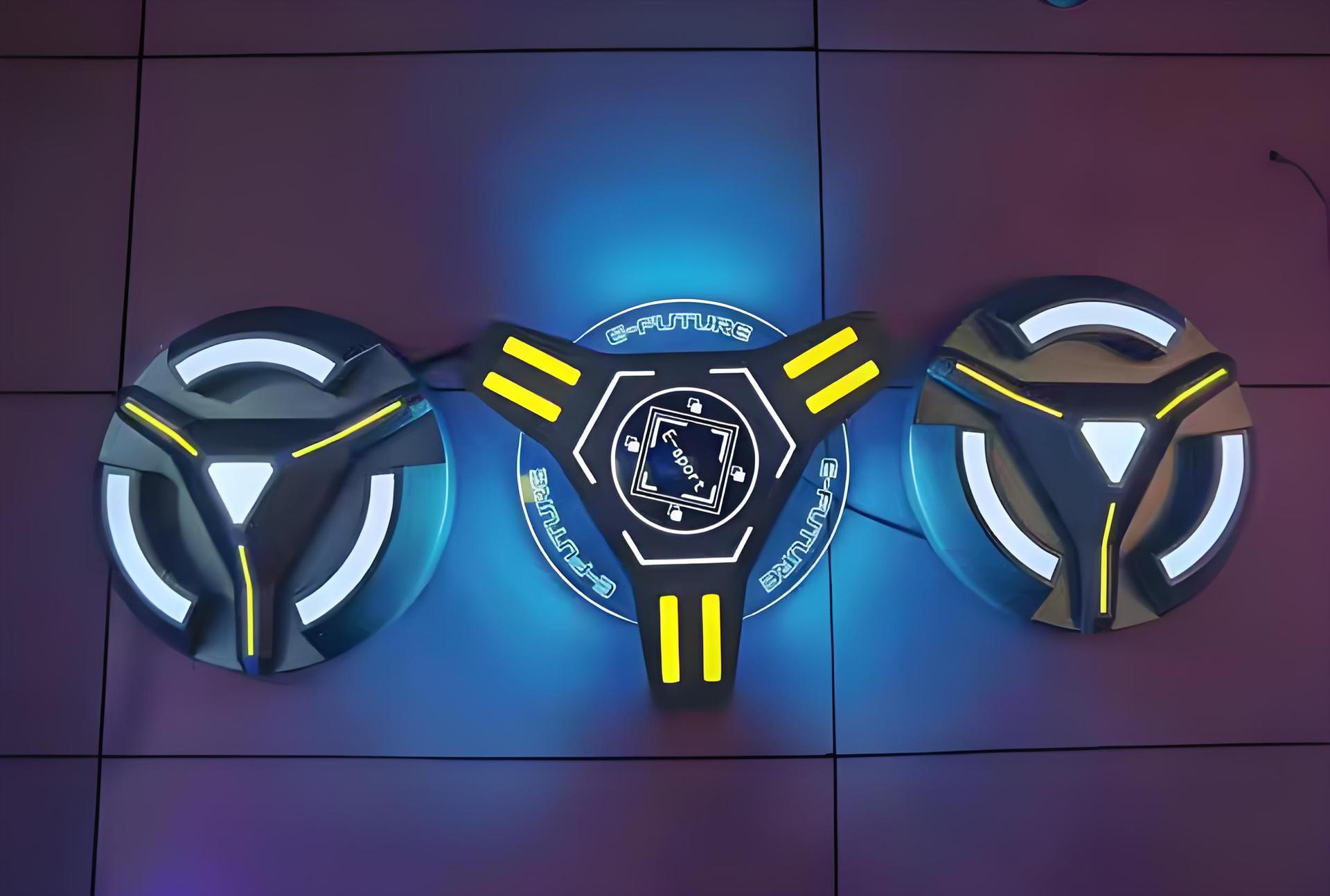 Módulo de modelado de iluminación de café en línea Iluminación de atmósfera Juegos de la ciudad Sala de juegos Lámpara de forma especial KTV Lámpara decorativa de atmósfera personalizada