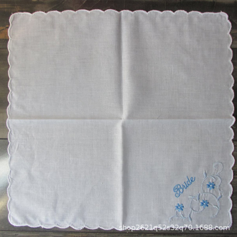 Etsy Amazon Foreign Trade Best-Selling Custom Embroidered Handkerchief Pocket Square Wedding Couple Vow Token Handkerchief Etsy Amazon Foreign Trade Best-Selling Custom Embroidered Handkerchief Pocket Square Wedding Couple Vow Token Handkerchief