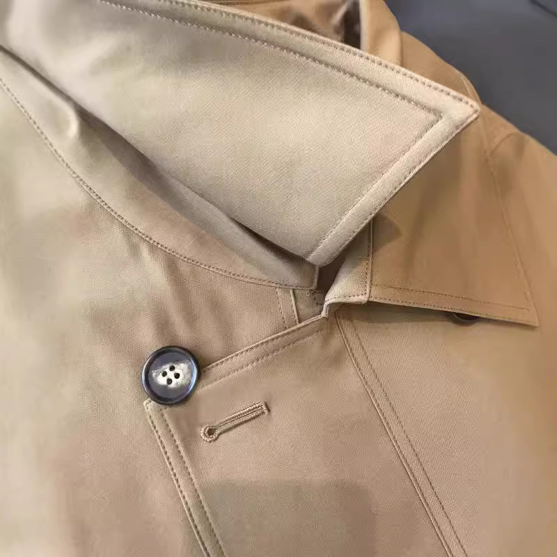 Jまでディテールを整えております～自分用に残したくなるほどです！ ！ダブルブレストのルーズレースアップウエストショートウインドブレーカー|undefined