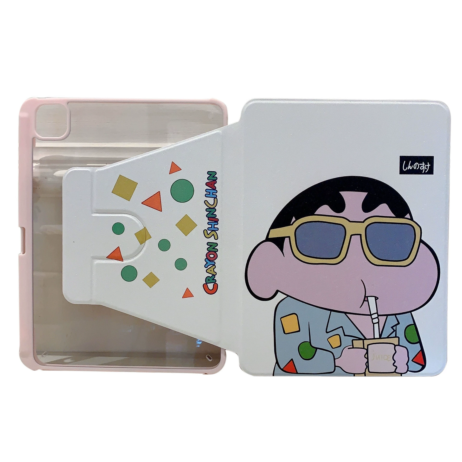 Подходящий защитный чехол для планшета Apple iPad10.5, Air9.7 Acrylic Pro11, 360 градусов, Crayon Shin-chan