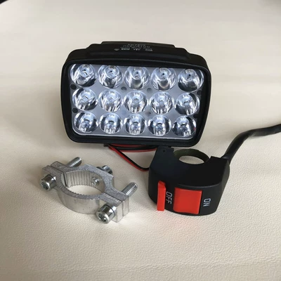 for three-wheeled electric vehicles, Motorcycle headlights, headlights - high-brightness-15-beads-premium-model-switch-buckle