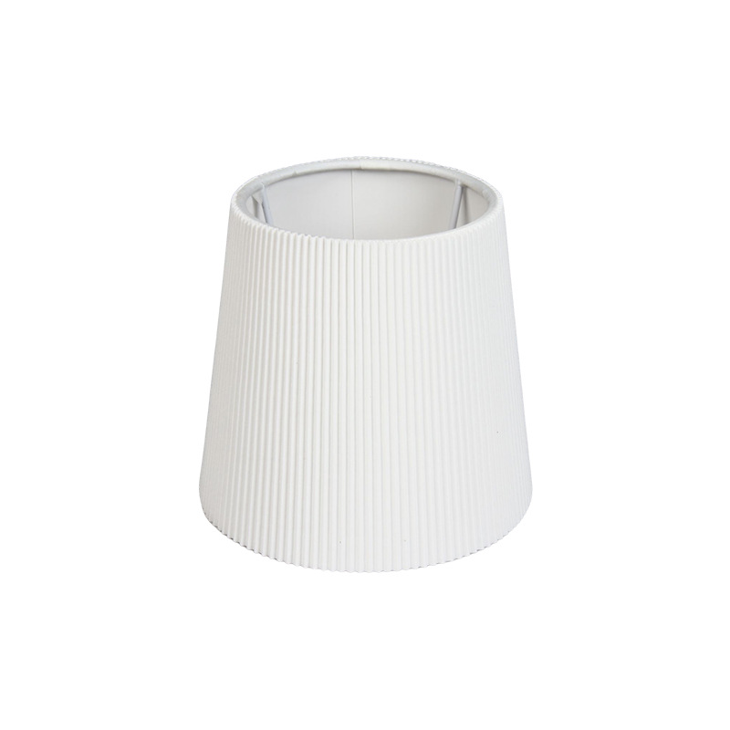 Xiaoping Post pantalla lámpara de mesa Shell pantalla de tela accesorios de iluminación cubierta de etiqueta plana simple pantalla de piso al por mayor