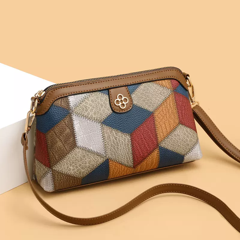 Ethnic shoulder bag, design one-shoulder bag, wallet, boho style