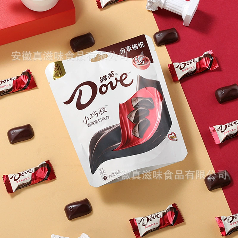 Пакет шоколада (Dove) 84 г, ассорти мини — молочный, фундук, белый, тёмный