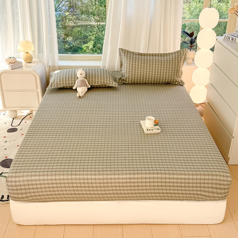 Funda de cama fija Colcha Simmons Cubierta protectora Cubierta de polvo Colchón Cubierta de cama individual Doble individual Sábana de cama antideslizante transfronteriza