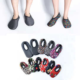 厂家直销地板袜瑜伽船袜儿童成人男女士花色地板袜花色袜套批发