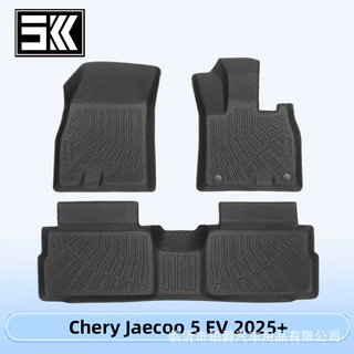 适用于Chery Jaecoo 5 EV 2025右舵3D全天候材质TPE脚垫后备箱垫