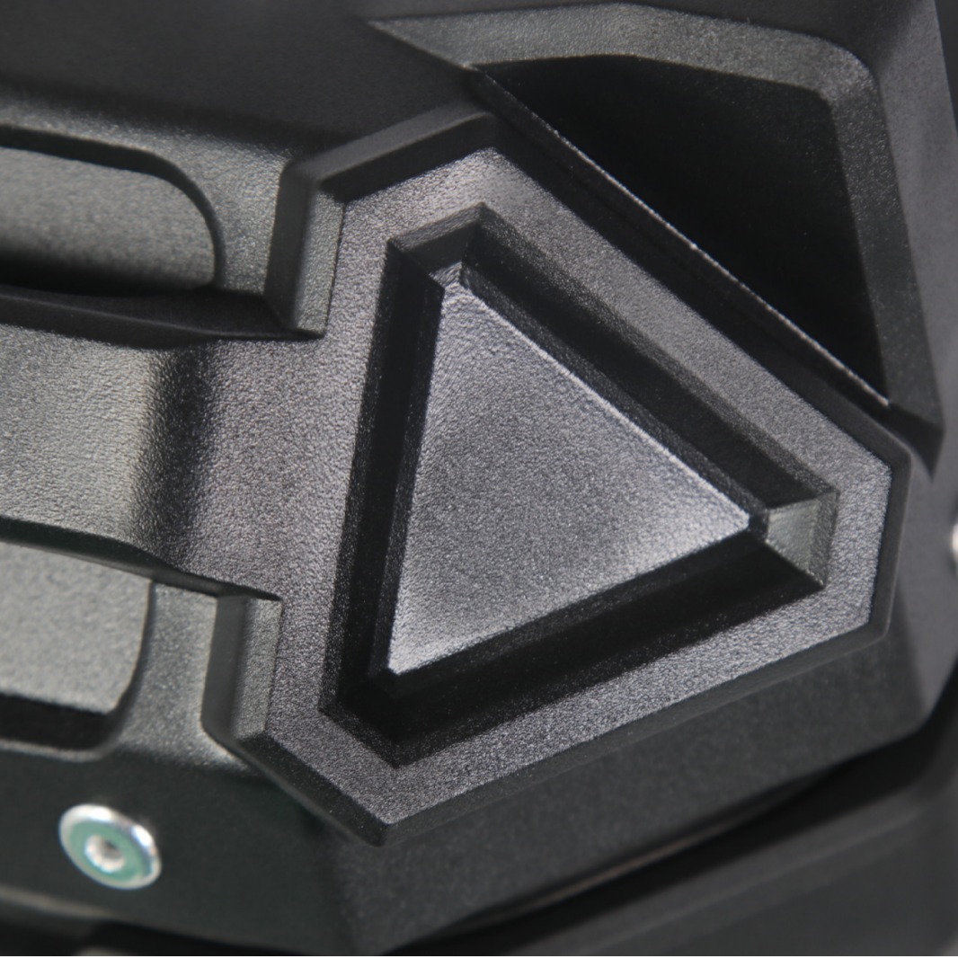 Caja trasera de motocicleta nueva caja trasera de aleación de aluminio con apliques de 45L LA, caja trasera de equipaje impermeable y anticolisión