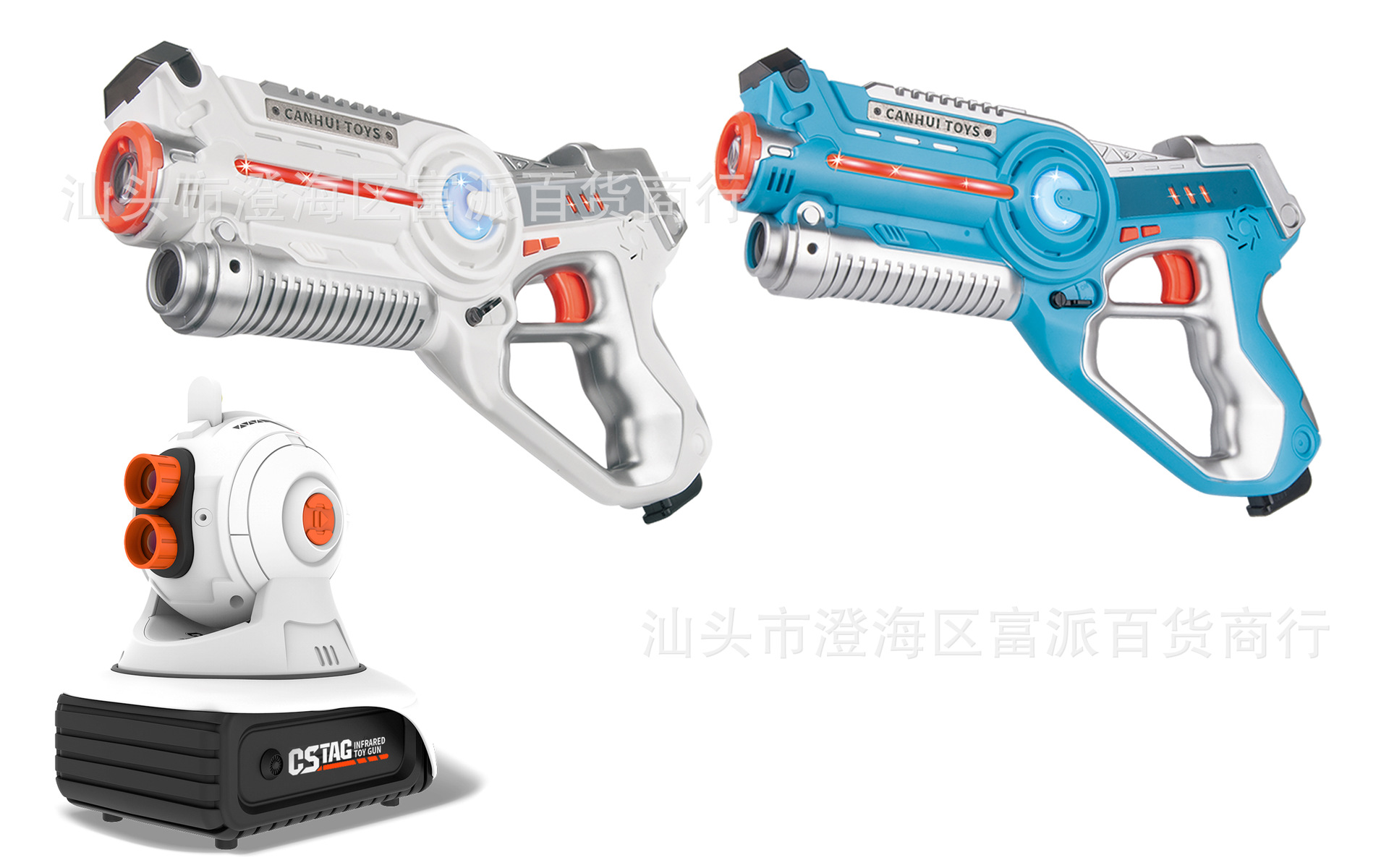 Proyección de inducción láser infrarroja eléctrica transfronteriza para niños, proyección de inducción de pistola láser interactiva CS en vivo, juguete