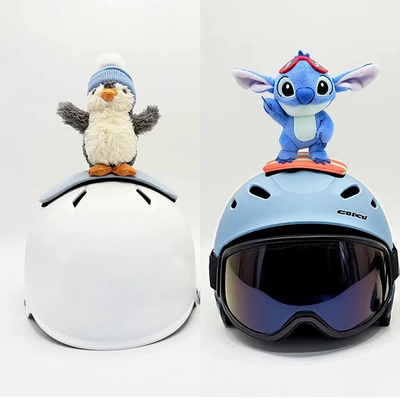 Dəbilqə (Kaska) aksesuarları: Motorcycle Helmet Cartoon Curly Personalized - skateboard-stitch