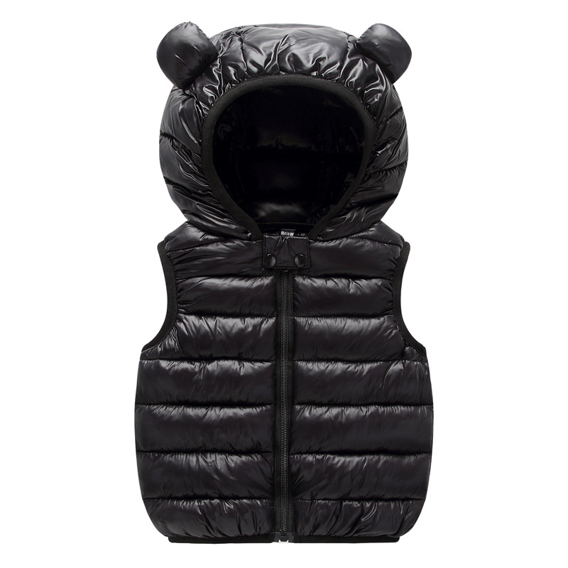 Chaleco de bebé abajo algodón Otoño e Invierno ropa niñas chaleco casual ligero chaleco infantil niños abrigo ESTILO OCCIDENTAL