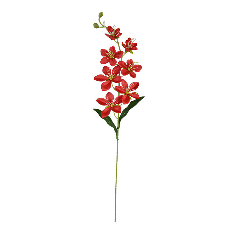 7 flores falsas de magnolia de rama única sala de bodas decorativa floral decoración de la mesa del hogar accesorios