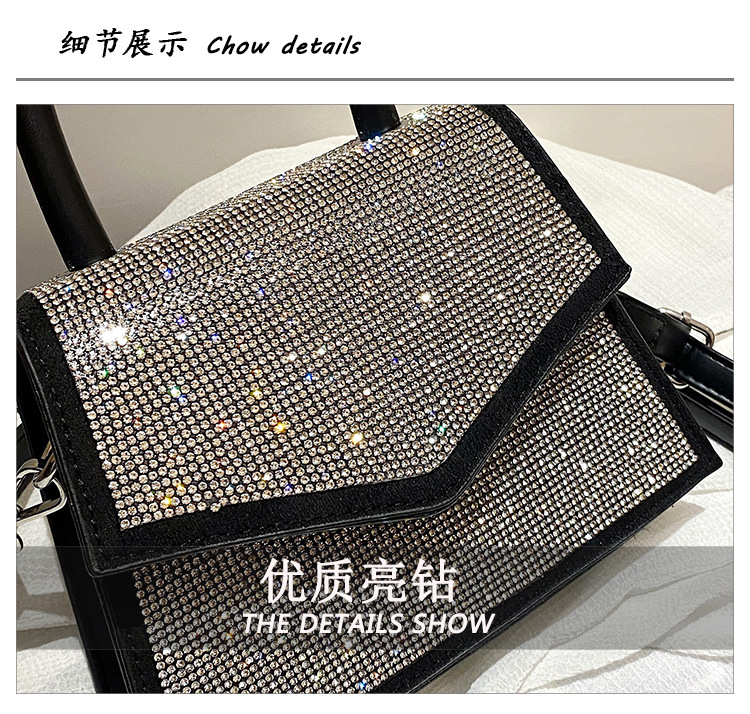 الكورية الأزياء الماس رصع المحمولة حقيبة display picture 24