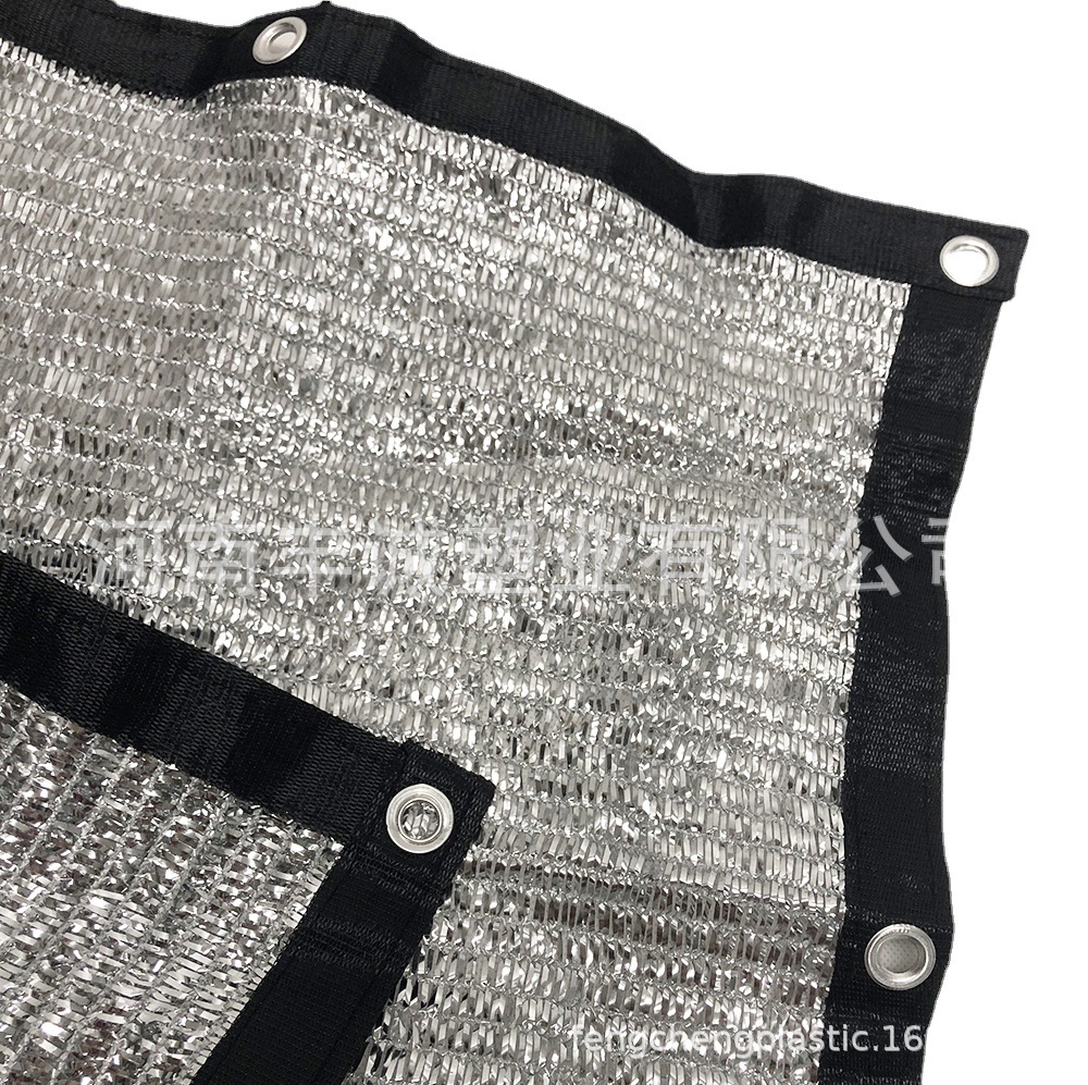 隔热铝箔遮阳网阳台庭院防晒网温室大棚兰花多肉植物遮阴网布成品