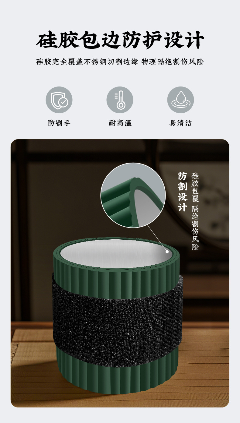 Moxibustion Smoke Control Ring Large Size for 4-7cm Moxa Sticks Extends Burn Time Reduces Smoke Silicone Steel Tool quality and texture