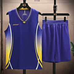 籃球服套裝男比賽訓練隊服寬鬆大學生透氣背心籃球衣無袖運動套裝