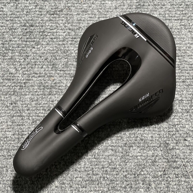 Lightning Saddle San Marco Same Style Cushion Road Bike Mountain Bike Short Nose Cushion Hollow Saddle Wholesale