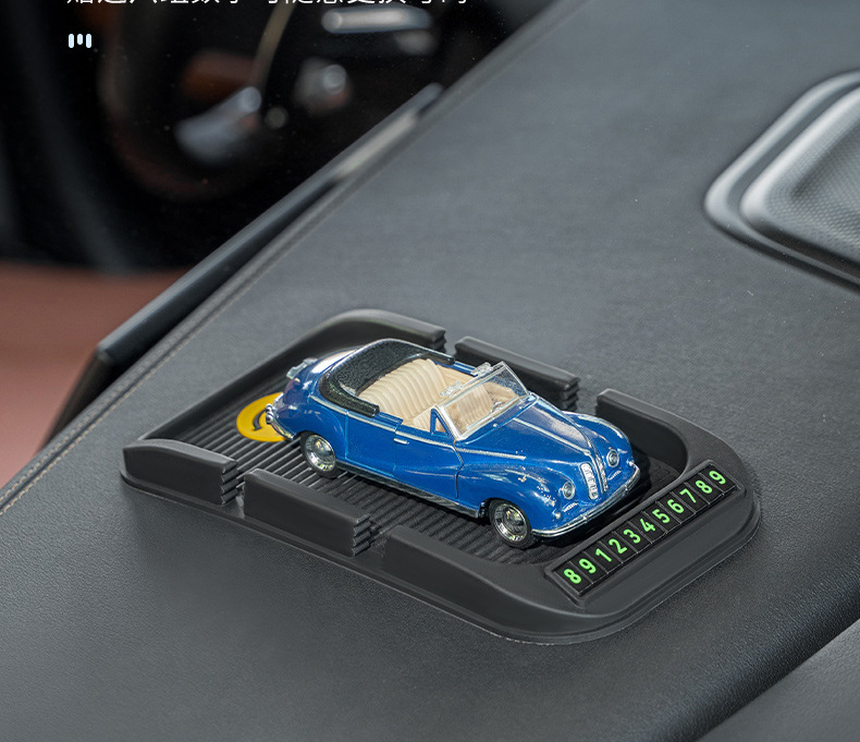Car Anti-Slip Mat, Car Mobile Phone Holder, Central Control Instrument Panel, Car Interior Ornaments and Storage Supplies, High Temperature Resistance, Cross-Border