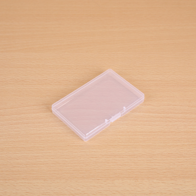 Rectangular transparent plastic pack