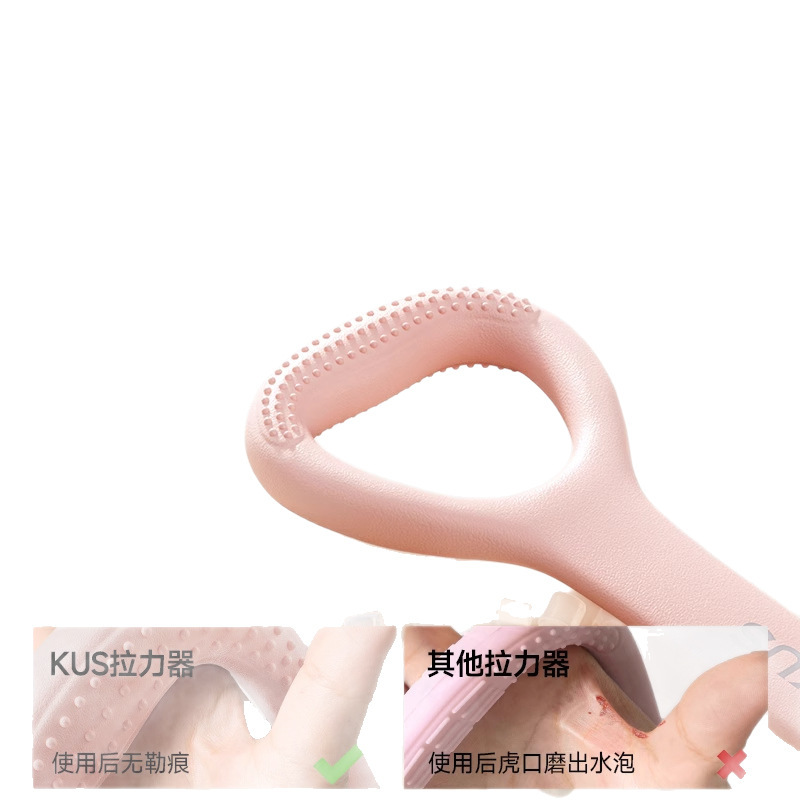 女性用8の字テンショナー、オープンバック弾性バンド、テンションロープ、ホームフィットネスヨガストレッチ、オープンショルダーテンション、背中トレーニングツール|undefined