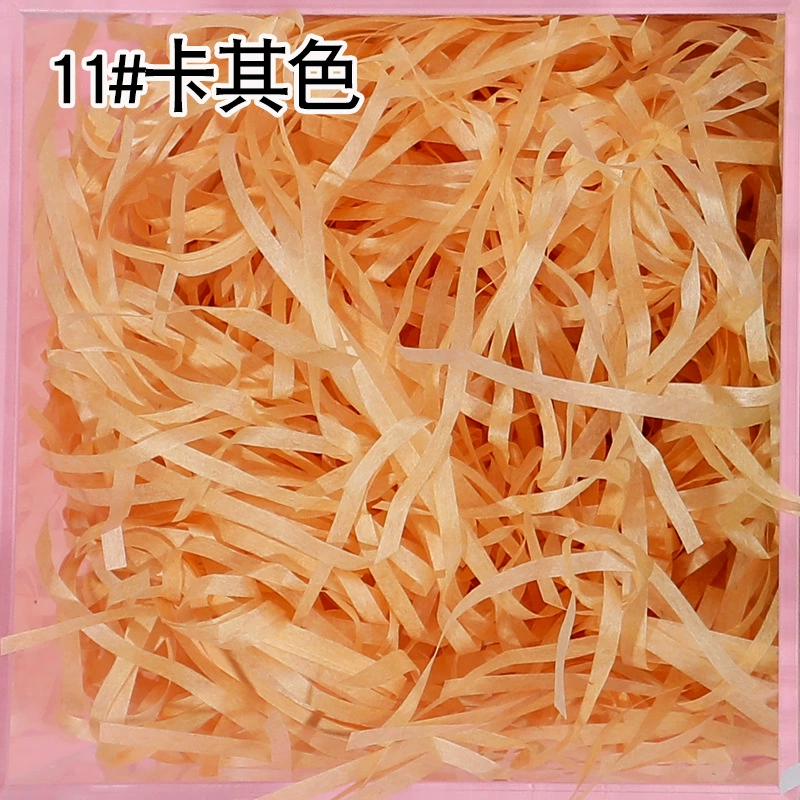 Плотный обложной карт зубчик raffia порванная бумага шелк 50g 30g бумага шелк упаковочная подарочная коробка декор заполнение цветной стружкой бумажные полоски