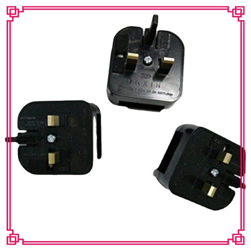 bs-5733黑/白/透明转英式转换插vde二圆插欧规转英规插座便携旅行