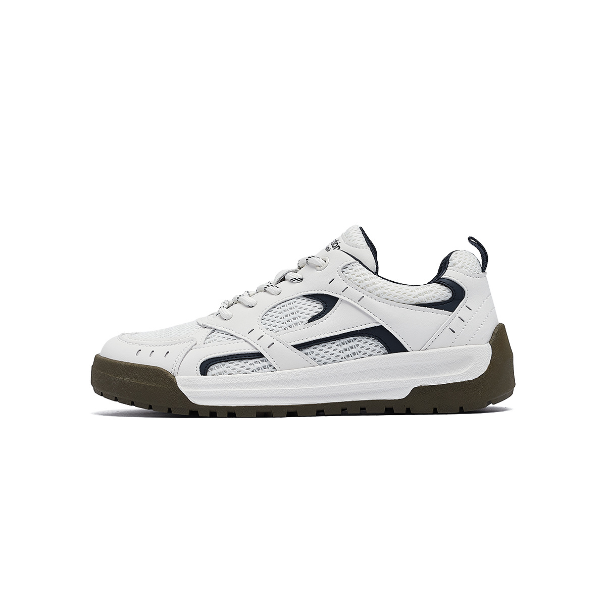 Augustion zapatos blancos de suela gruesa mujer 2025 nueva malla de verano casual zapatillas ligeras zapatillas deportivas básicas