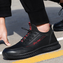 Men's Safety Shoes with Steel Toe, Anti-Slip, Anti-Puncture, Waterproof, Comfortable Soft Sole, All-Season Worksite Safety Shoes for Wholesale