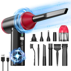 Cross-border new portable car vacuum cleaner computer keyboard chassis dust collector household small wireless dust blower