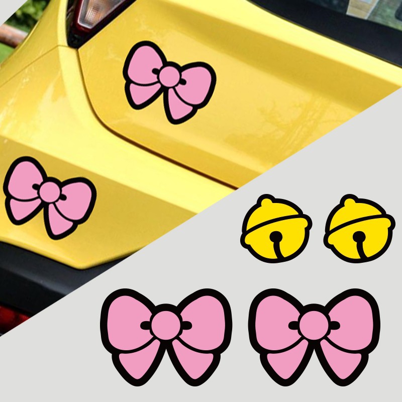 Maşın üçün yaylı stiker, yapışqan bəzək