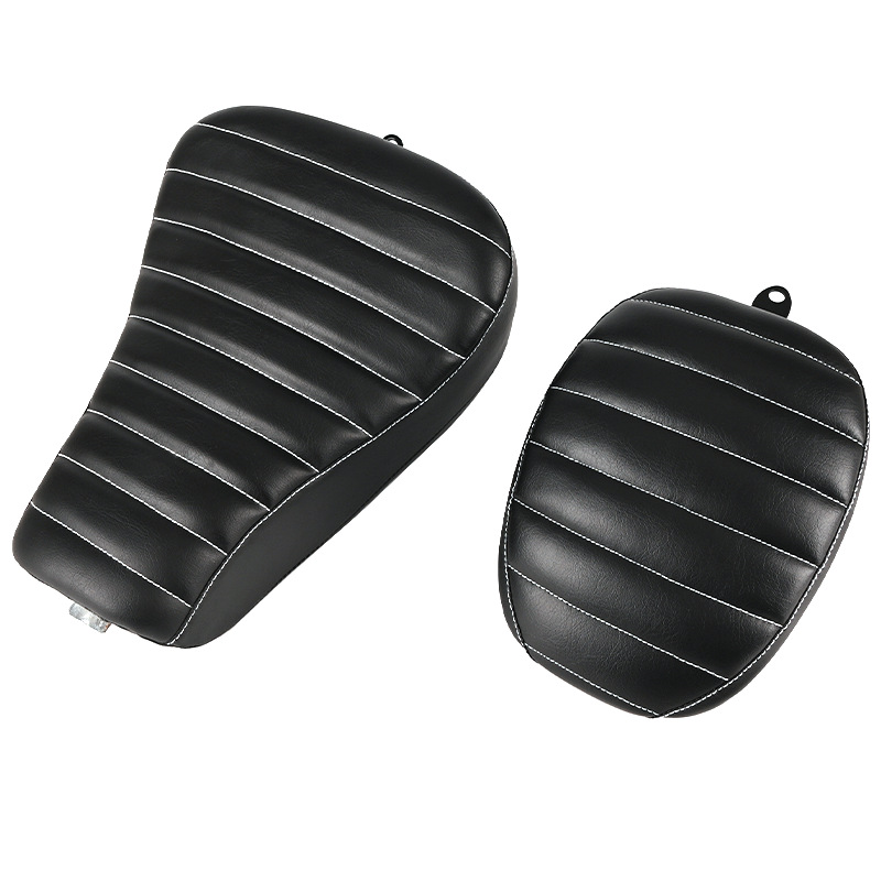 Suitable for Harley 883N L Version X48 1200 Modified Front and Rear Seat Cushions, Rear Seat Cushions, Thickeneded Leather Seat Bags, Front Seats