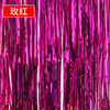 1*2 meters color strips bright rain silk curtain wedding stage birthday background layout latch