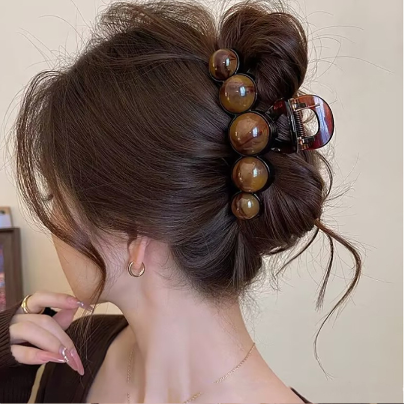 No. 89 caramel beads 5 beads