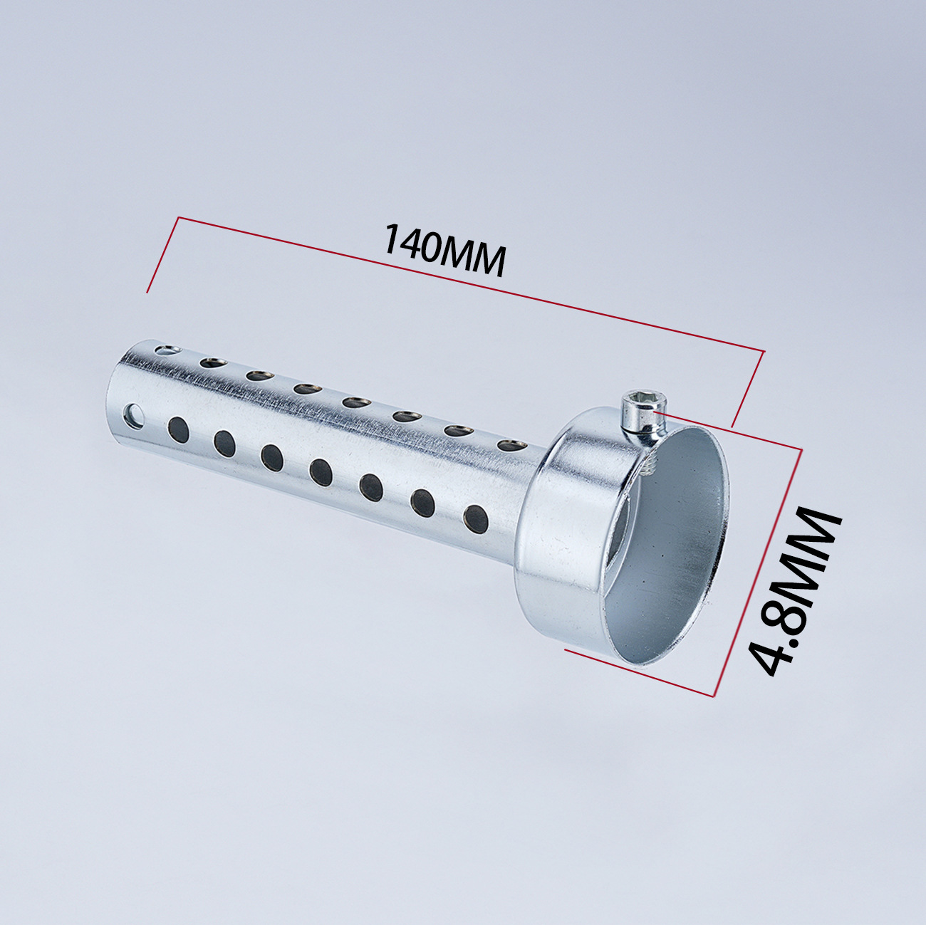 オートバイ改造部品排気管消音器の各種口径の長さ消音プラグ調整可能な減音ノズル圧力芯
