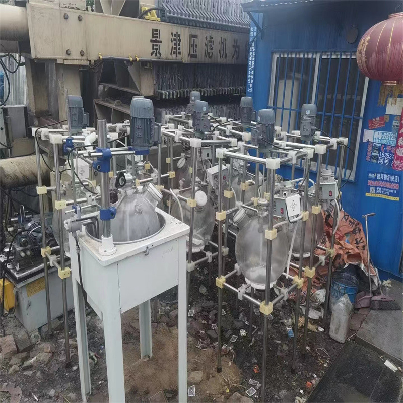 Sale Second-hand Electric Heating Reactor Enamel Glass Chemical Reactor Internal and External Heating Coil Reactor Recycling