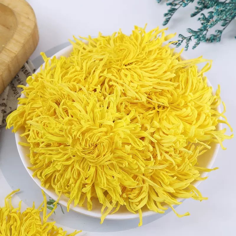 Golden Silk Chrysanthemum Tea Jin Si Huang Ju 500g Dried Blooms for Brewing and Daily Herbal Tea specifications