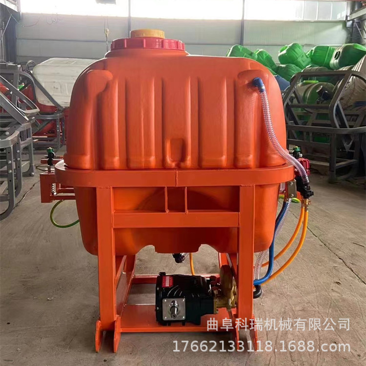 科瑞拖拉机后悬挂风送打药机 500升大容量果园喷药机风力大射程远