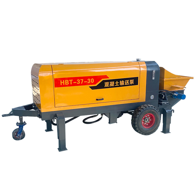 Nueva bomba de estructura secundaria de alto rendimiento máquina de alimentación pequeña bomba de transporte de hormigón bomba de suelo máquina de fundición de mortero bomba de lechada